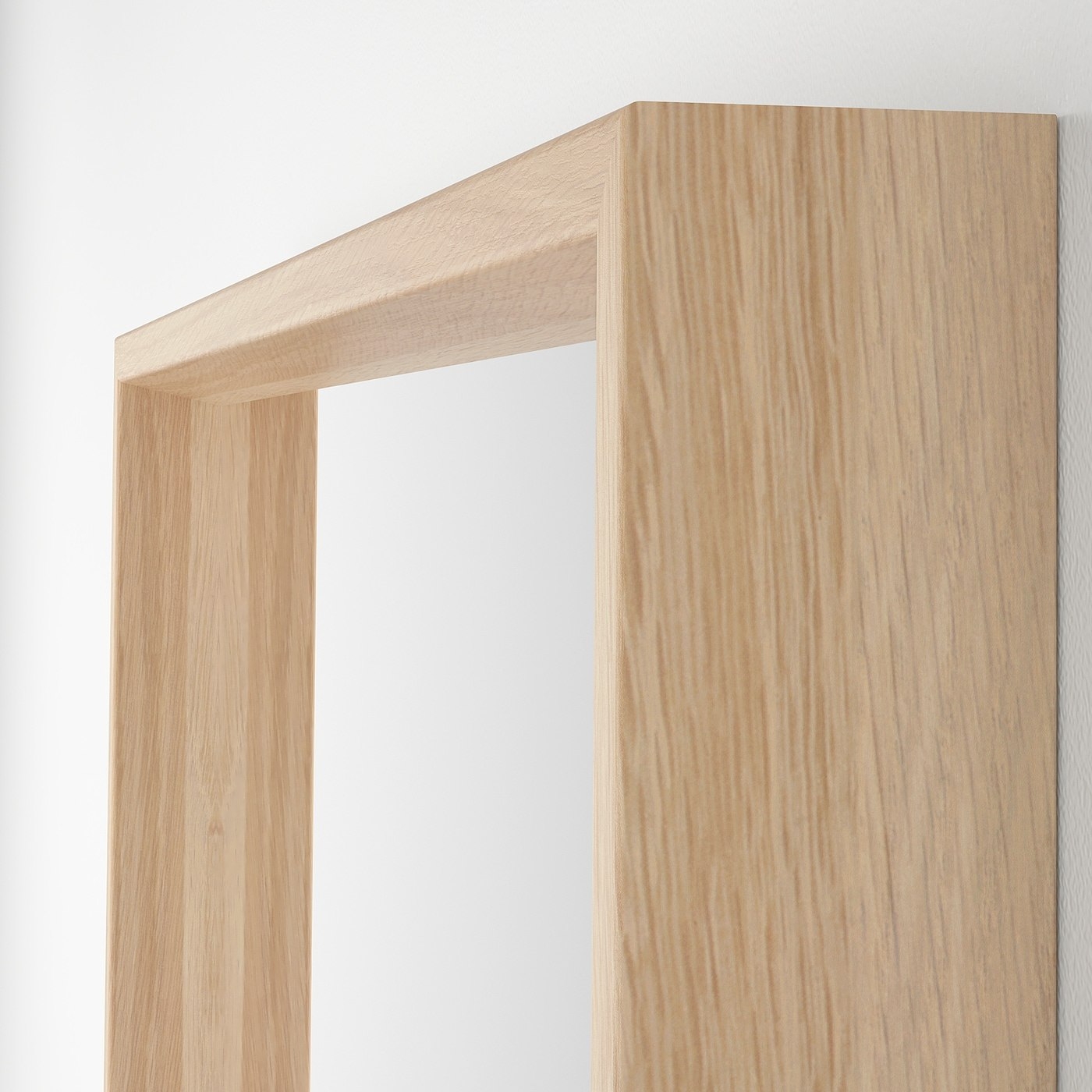 Nissedal Spiegel - Eicheneff Wlas 65X65 Cm pertaining to Ikea Badezimmerspiegel Holz